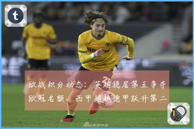 欧战积分动态：英超稳居第五争夺欧冠名额，西甲超越德甲跃升第二